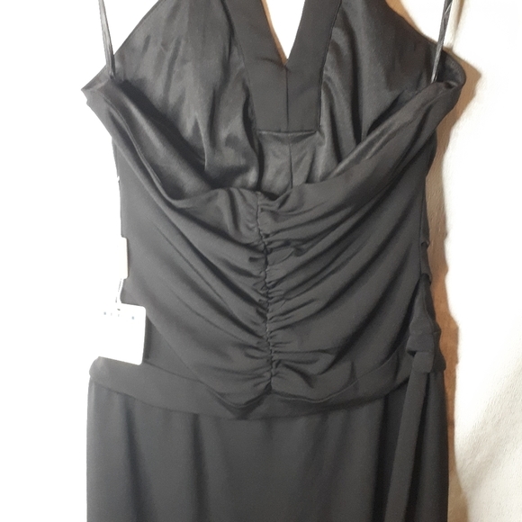 Semi-formal Dress Jessica Size 6 Black w/beading - Picture 5 of 8